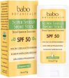 Babo Botanicals - Super Shield Sport Stick Fragrance Free 50 SPF - 0,6 oz. Online Hot Sale