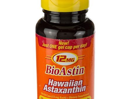 NUTREX HAWAII - BioAstin Astaxanthin 12mg - 50 Gelcaps Supply