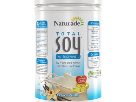 NATURADE - Total Soy All Natural Powder, French Vanilla - 17.88 oz. (507 g) Hot on Sale