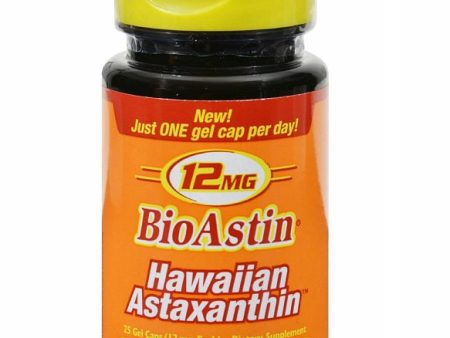 NUTREX HAWAII - BioAstin Astaxanthin 12mg - 25 Gelcaps Online Hot Sale