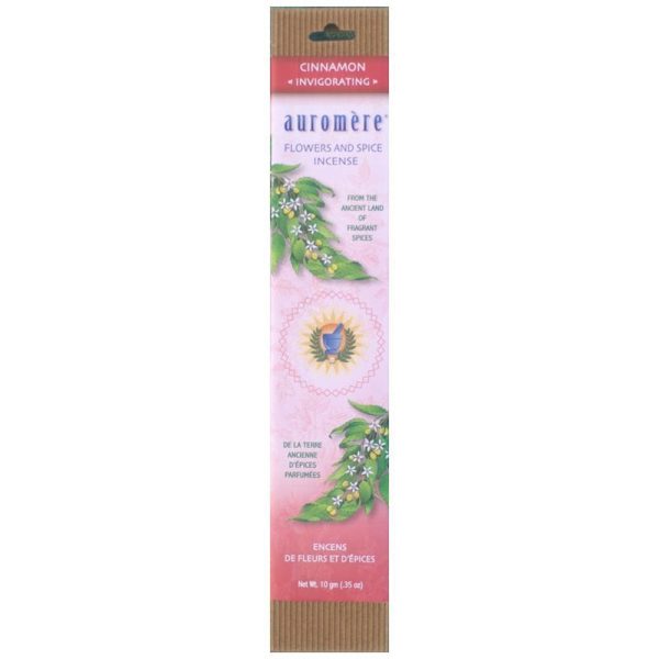 AUROMERE - Flowers & Spice Incense Cinnamon - 0.35 oz. (10 g) Sale