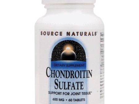 SOURCE NATURALS - Chondroitin Sulfate (600 mg) - 60 Tablets Hot on Sale