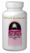 SOURCE NATURALS - Diet-Phen 814 mg (classic label) - 90 Tablets Fashion