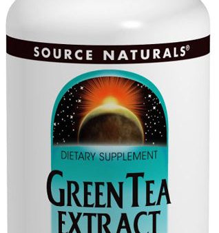 SOURCE NATURALS - Green Tea Extract 100 mg - 60 Tablets on Sale