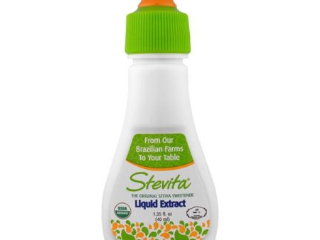 STEVITA - Liquid Extract Stevia Sweetener - 1.35 fl. oz. (40 ml) Fashion