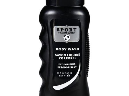 HERBAN COWBOY - Deodorizing Body Wash Sport - 18 fl. oz. (532 ml) Online now