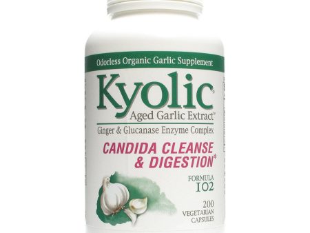 KYOLIC - Aged Garlic Extract plus Enzyme Formula 102 - 200 Capsules Cheap