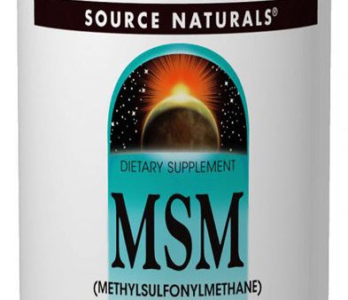 SOURCE NATURALS - MSM Powder with Vitamin C - 4 oz. (113 g) Cheap