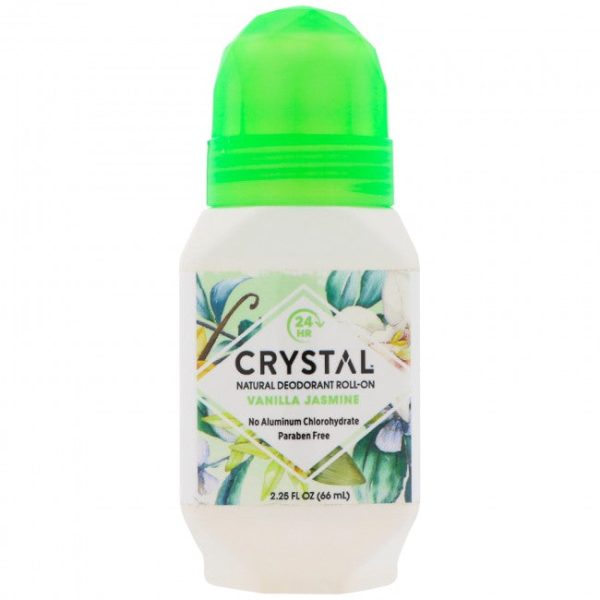 CRYSTAL - Mineral Deodorant Roll-On, Vanilla Jasmine - 2.25 fl. oz. (66 ml) on Sale