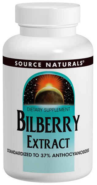 SOURCE NATURALS - Bilberry Extract 50 mg - 30 Tablets Hot on Sale