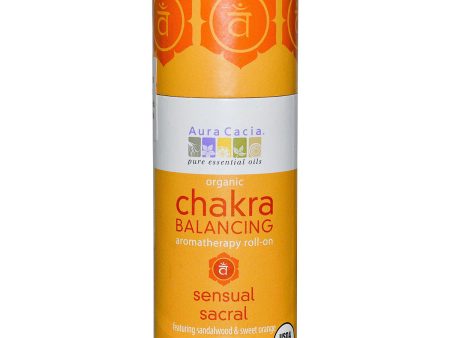 AURA CACIA - Organic Chakra Balancing Roll-On, Sensual Sacral - 0.31 fl. oz. (9.2 ml) Online Sale