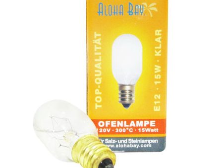 ALOHA BAY - Himalayan Salt Lamps Replacement Bulb 15 Watt - 1 Bulb Fashion