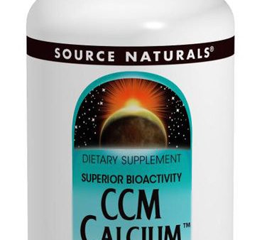 SOURCE NATURALS - CCM Calcium 300 mg - 60 Tablets For Cheap