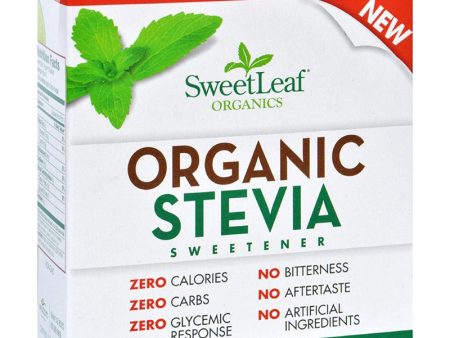 SWEET LEAF - Organic Stevia Sweetener Packets - 35 Packets Online now