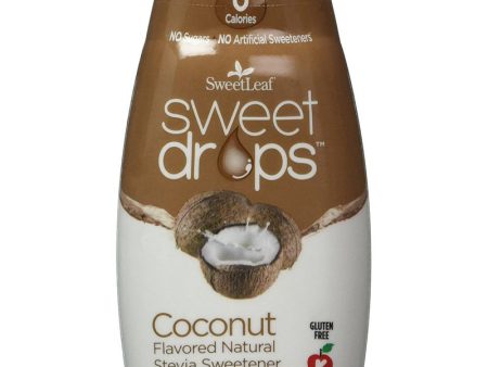 SWEET LEAF - Sweet Drops Liquid Stevia Sweetener, Coconut - 1.7 oz. (50 ml) Online now