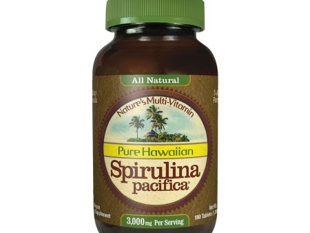 NUTREX HAWAII - Pure Hawaiian Spirulina Pacifica - 180 Tablets on Sale