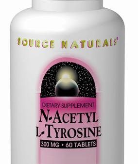 SOURCE NATURALS - N-Acetyl L-Tyrosine (300 mg) - 60 Tablets Supply