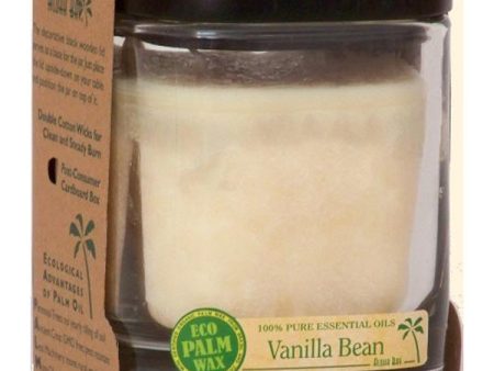 ALOHA BAY - Eco Palm Wax Candle Vanilla Bean Cream - 8 oz. (227 g) Online Hot Sale