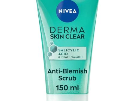 Nivea Derma Skin Clear Anti-Blemish Scrub 150ml For Sale