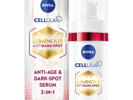 Nivea Cellular Luminous 630 2-in-1 Anti-Age & Dark-Spot Serum 30ml Supply