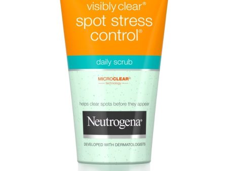 Neutrogena Visibly Clear Spot Stress Control Daily Facial Scrub 150ml Online now