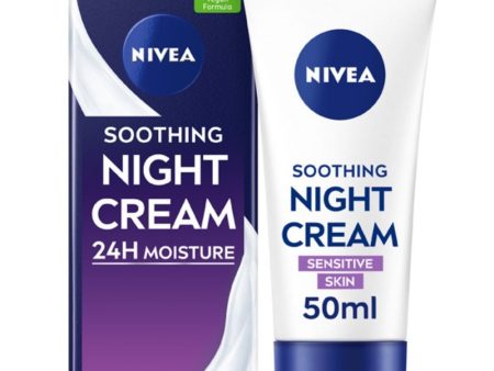 Nivea 24H Soothing Night Cream 50ml For Discount