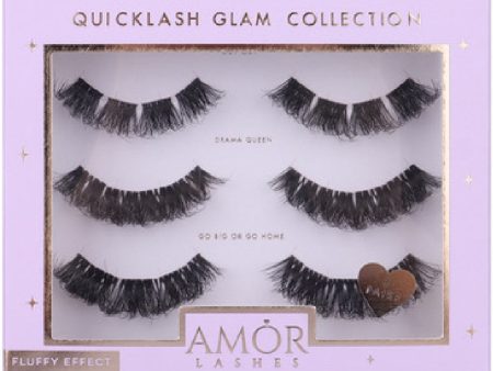 Amor Lashes QuickLash Pre-Mapped Individual Lash Clusters Multipack The Glam Collection For Sale