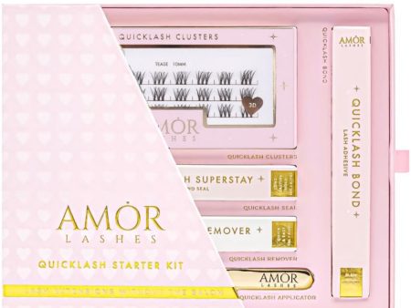 Amor Lashes QuickLash 10mm 5 Piece Starter Kit Supply