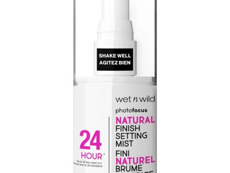 Wet N Wild PhotoFocus Natural Finish Setting Mist 65ml on Sale