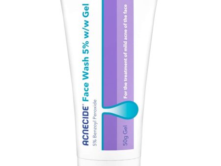 Acnecide + Purifide Face Wash Spot Treatment with 5% Benzoyl Peroxide 50g Supply