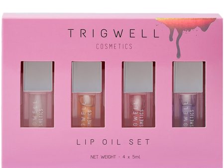 Trigwell Cosmetics Lip Oil Set 4 x 5ml Sale