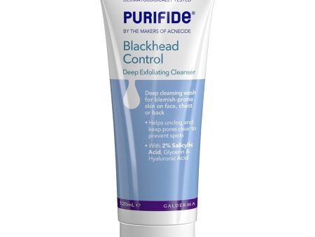 Acnecide + Purifide Purifide Blackhead Control Deep Exfoliating Cleanser 120ml Online now