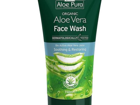 Aloe Pura Aloe Vera Pure Face Wash 150ml For Sale