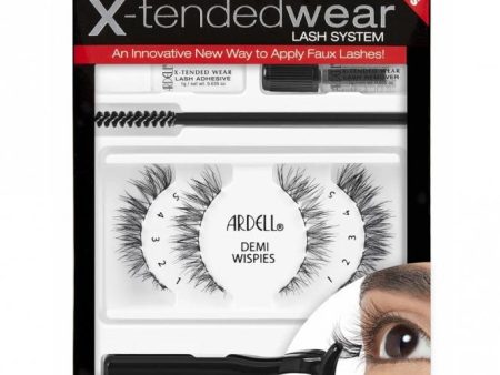 Ardell Professional Demi Wispies X-tended Wear Lash System Kit Supply